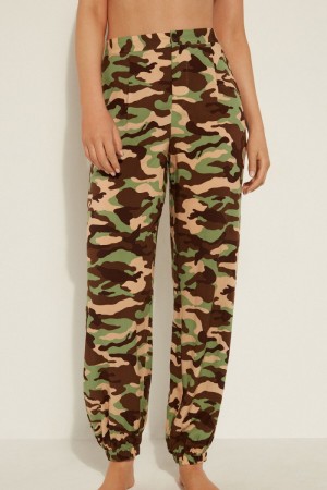 Jogger Nohavice Tezenis Viscose Fabric Damske Viacfarebný Maskacove | SK-350718XRO