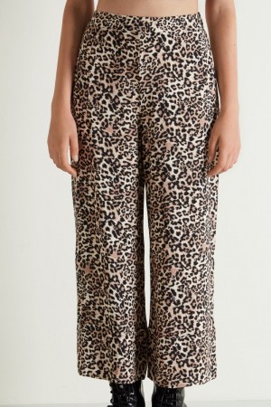 Nohavice Tezenis Cloth Turned-up Culotte Damske Červené | SK-301746QCK