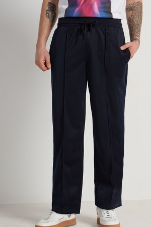 Nohavice Tezenis Full Length Tricot Tracksuit Panske Modre | SK-845071MJS